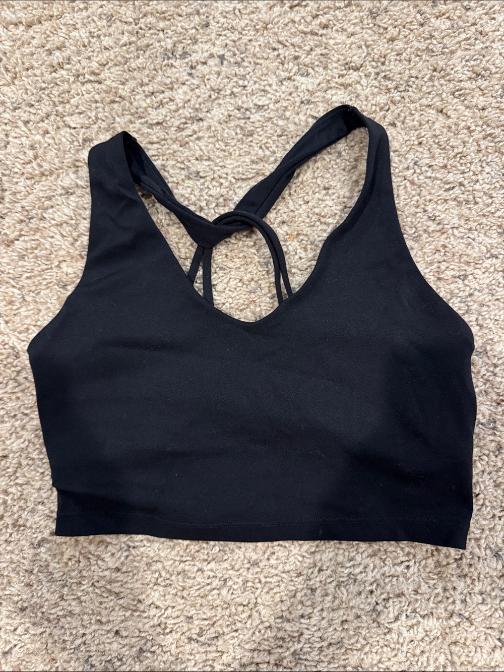 Offline by Aerie Black Women's Strappy bra tank